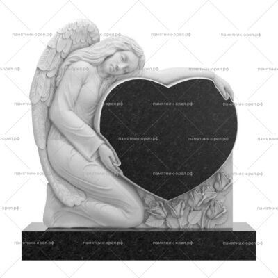 Резной семейный памятник № 001