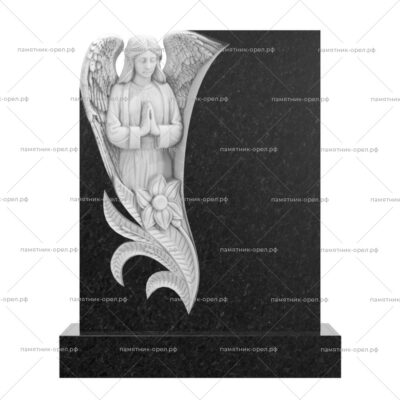 Резной семейный памятник № 002