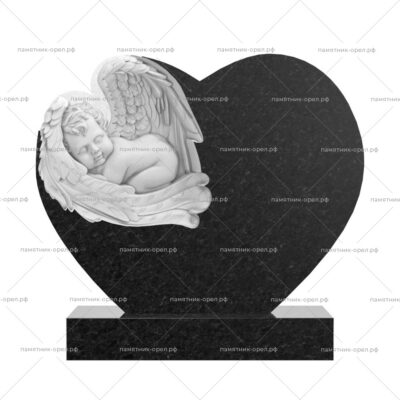 Резной семейный памятник № 008