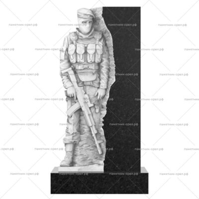 Памятник военному (солдату) № 002