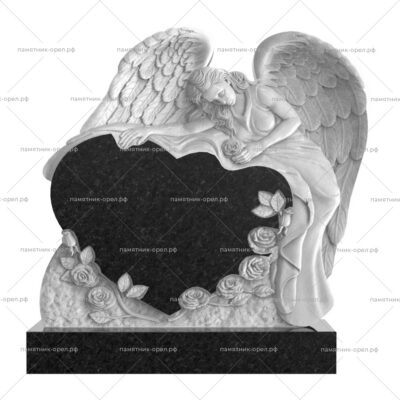 Резной семейный памятник № 009