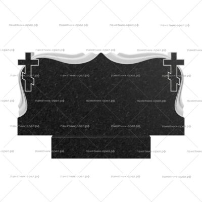 Резной семейный памятник № 014