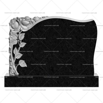 Резной семейный памятник № 022